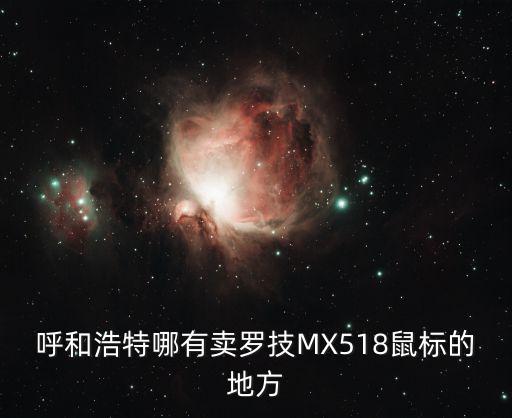 呼和浩特哪有卖罗技MX518鼠标的地方