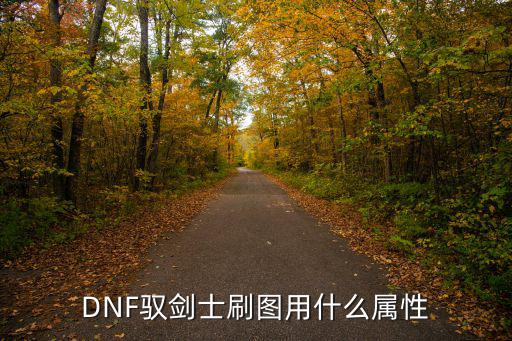 DNF驭剑士刷图用什么属性