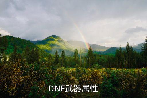 DNF武器属性