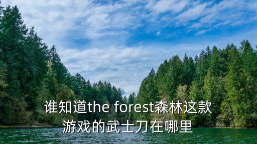 谁知道the forest森林这款游戏的武士刀在哪里