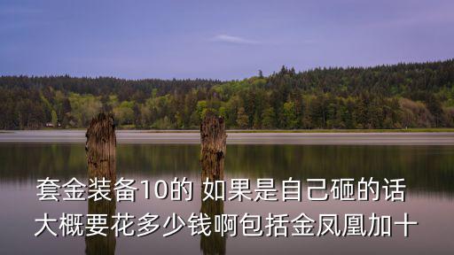 套金装备10的 如果是自己砸的话 大概要花多少钱啊包括金凤凰加十