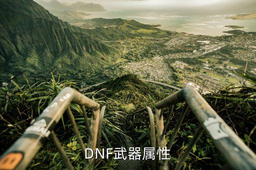 dnf武器属性什么意思，DNF武器属性