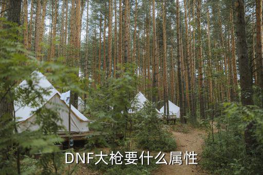 DNF大枪要什么属性