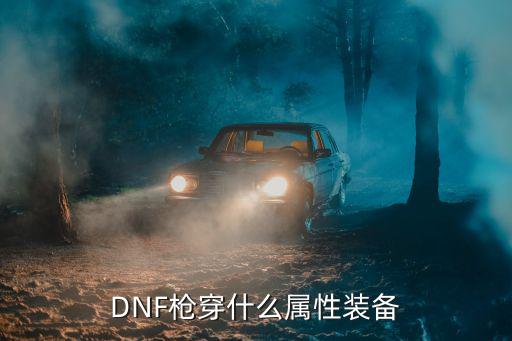 DNF枪穿什么属性装备