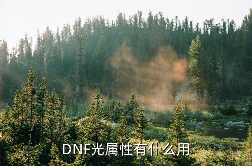 dnf吃什么有光属性，DNF光属性有什么用