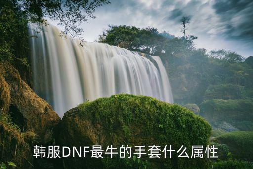 韩服DNF最牛的手套什么属性