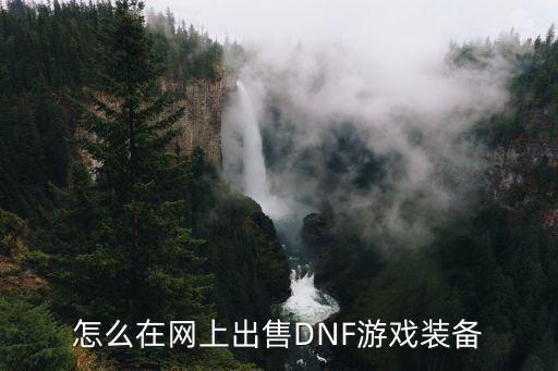 电脑怎么卖游戏装备，怎么在网上出售DNF游戏装备