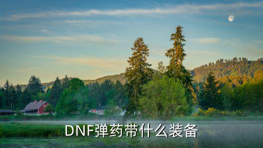 DNF弹药带什么装备