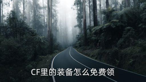 怎么领取cf游戏装备，CF里的装备怎么免费领