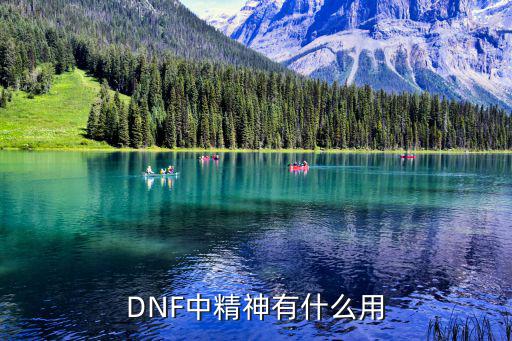 DNF中精神有什么用