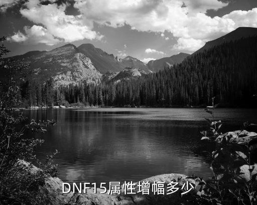 DNF15属性增幅多少