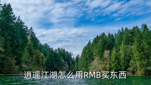 逍遥江湖怎么用RMB买东西