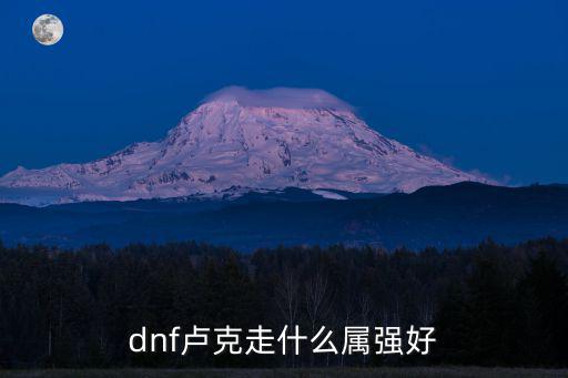 dnf卢克走什么属强好