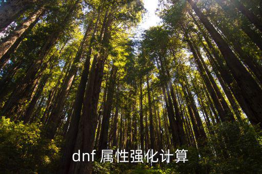 dnf 属性强化计算