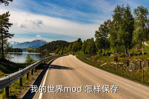 我的世界mod 怎样保存