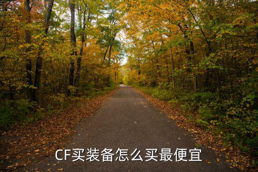 CF买装备怎么买最便宜