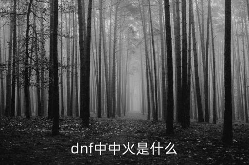 dnf中中火是什么