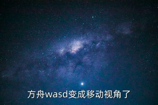 方舟wasd变成移动视角了