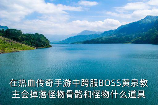 在热血传奇手游中跨服BOSS黄泉教主会掉落怪物骨骼和怪物什么道具