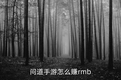 问道手游怎么赚rmb