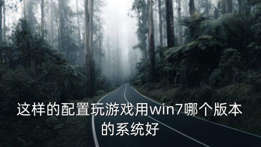 育碧手游怎么看版本配置，这样的配置玩游戏用win7哪个版本的系统好