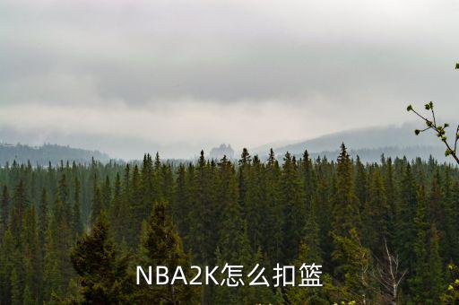 NBA2K怎么扣篮