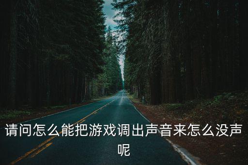 堡垒前线手游怎么调出语音，谁知道语音怎么调出声