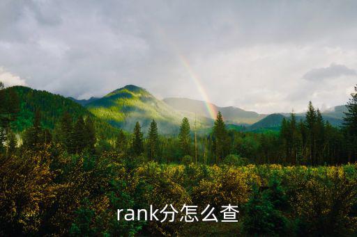 英雄联盟手游rank分怎么看，rank分怎么查