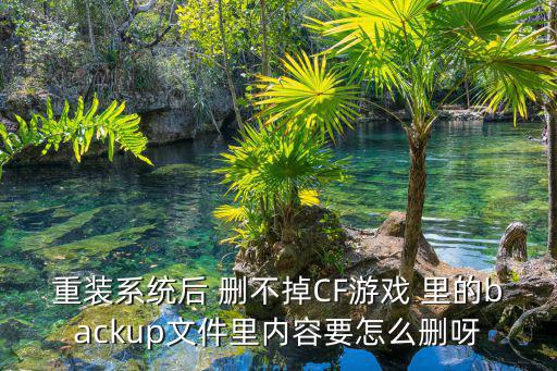 重装系统后 删不掉CF游戏 里的backup文件里内容要怎么删呀