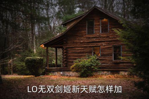 LO无双剑姬新天赋怎样加