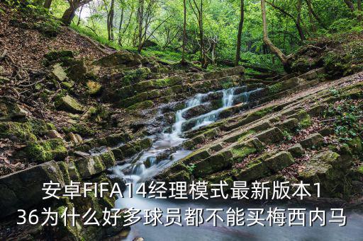 安卓FIFA14经理模式最新版本136为什么好多球员都不能买梅西内马