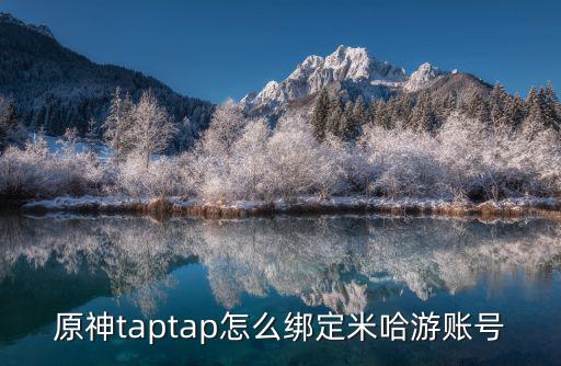 原神taptap怎么绑定米哈游账号