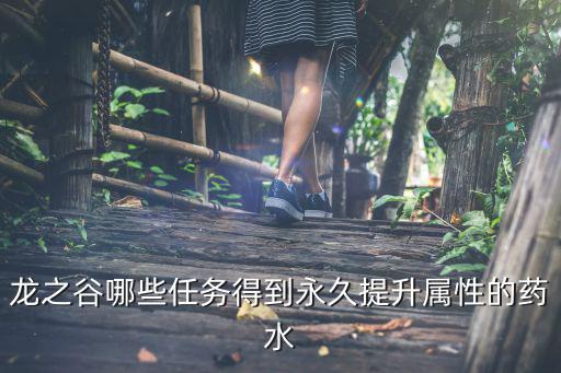 龙之谷哪些任务得到永久提升属性的药水