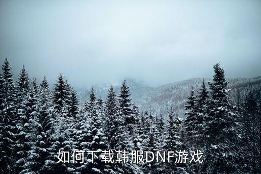 华为dnf手游韩服怎么下载，如何下载韩服DNF游戏