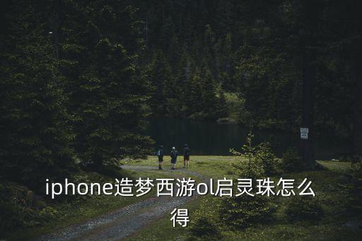 iphone造梦西游ol启灵珠怎么得