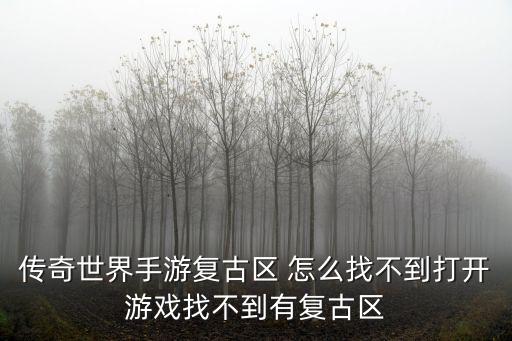 复古传奇手游新区怎么抢bos，传奇世界手游复古区对散人玩家能抢到boss吗