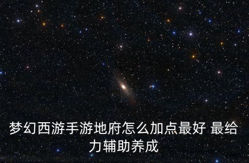 梦幻西游手游地府怎么加点最好 最给力辅助养成