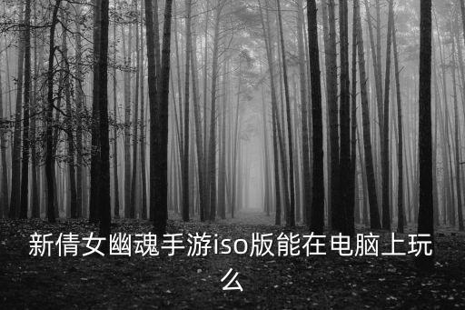 新倩女幽魂手游iso版能在电脑上玩么