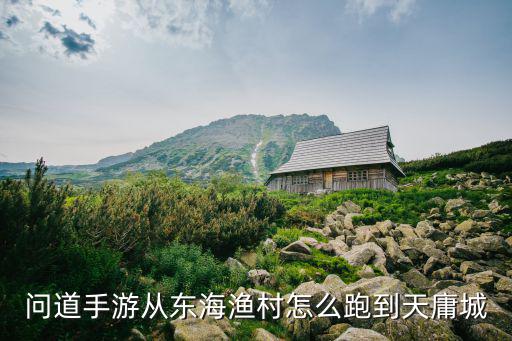 问道手游从东海渔村怎么跑到天庸城