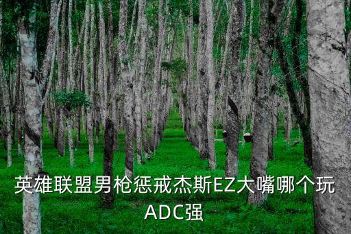 英雄联盟男枪惩戒杰斯EZ大嘴哪个玩ADC强