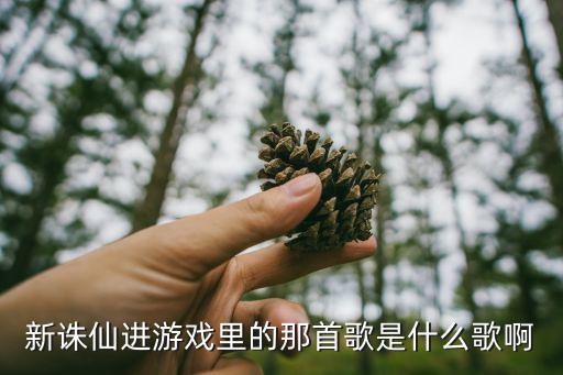 新诛仙进游戏里的那首歌是什么歌啊