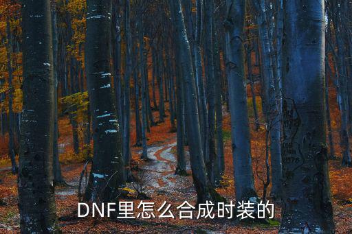 韩服地下城手游怎么合成时装，DNF韩服的时装是怎么弄的