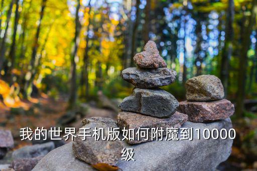 我的世界手机版如何附魔到10000级