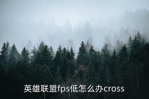 英雄联盟fps低怎么办cross