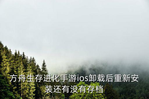 方舟生存进化手游怎么转存档，怎么用iCloud转游戏存档