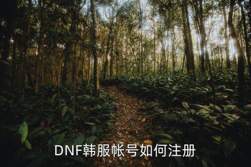 DNF韩服帐号如何注册