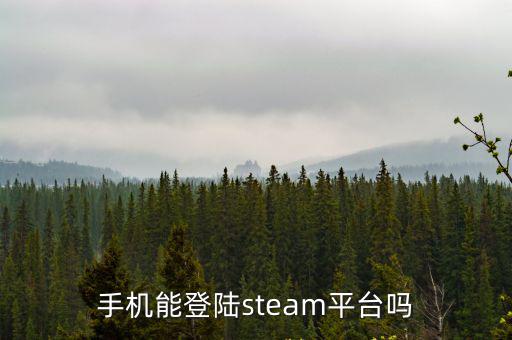 手机能登陆steam平台吗