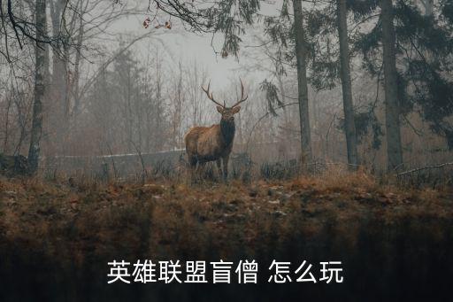 lol手游没眼盲僧怎么玩，lol盲僧怎么玩