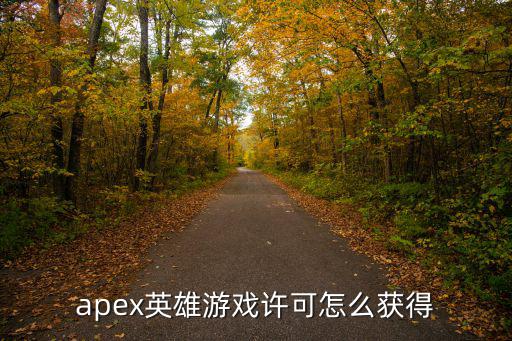 apex英雄游戏许可怎么获得