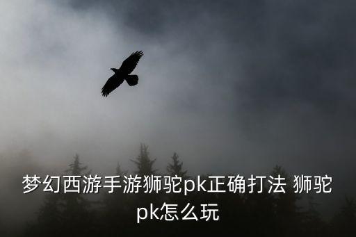 梦幻西游手游狮驼pk正确打法 狮驼pk怎么玩